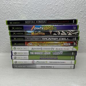 Xbox Xbox 360 Video Game Bundle 10 Games! Tested & Working!